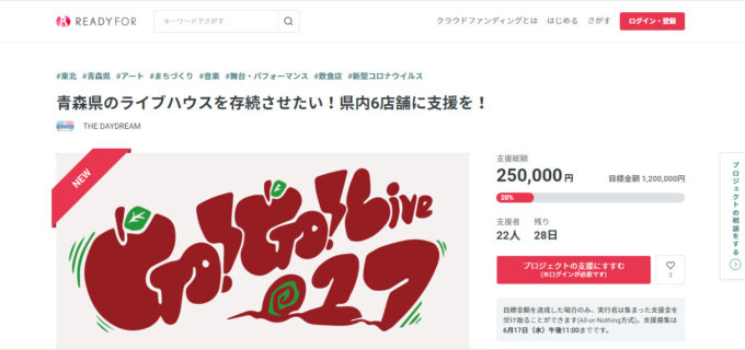 【やってみた】クラウドファンディングのサイトをウロウロしてみただけ!青森関連でどういうのがあるの? クラウド表紙