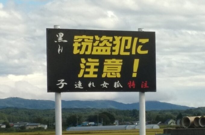 《謎解き》この看板は、何を伝えようとしているのか……? #金木 #オレハ #オレンジハート 表紙女狐