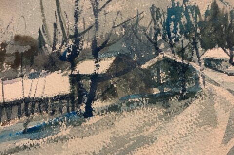 【小説 雪鼓(ゆきつづみ)】作者、鵜飼真守 鵜飼真守表紙